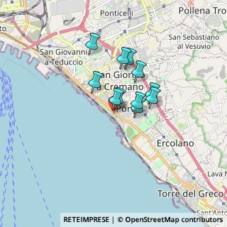 Mappa Viale II Camaggio, 80055 Portici NA, Italia (1.24818)