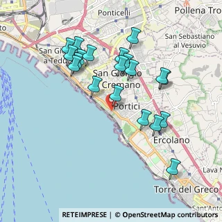 Mappa Viale I Camaggio, 80055 Portici NA, Italia (2.0425)