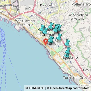 Mappa Viale I Camaggio, 80055 Portici NA, Italia (1.45615)