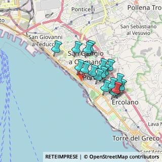Mappa Viale I Camaggio, 80055 Portici NA, Italia (1.43368)