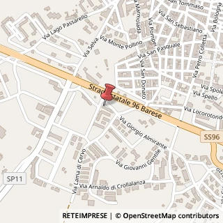 Mappa Via Giorgio Almirante, 95, 70022 Altamura, Bari (Puglia)