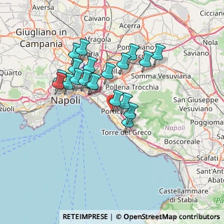 Mappa Viale Michelangelo, 80055 Portici NA, Italia (6.611)