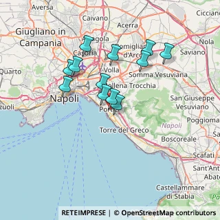Mappa Viale Galileo Galilei, 80055 Portici NA, Italia (6.55333)
