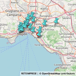 Mappa Viale Galileo Galilei, 80055 Portici NA, Italia (7.5665)