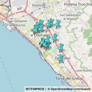 Mappa Via delle Magnolie, 80055 Portici NA, Italia (1.23588)