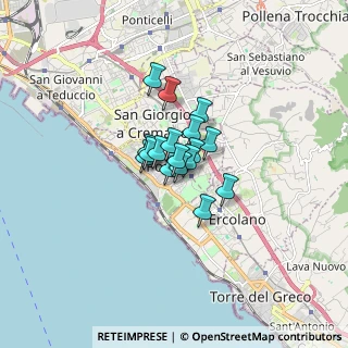 Mappa Viale delle Magnolie, 80055 Portici NA, Italia (0.86529)