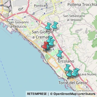 Mappa Viale Michelangelo Buonarroti, 80055 Portici NA, Italia (1.83769)
