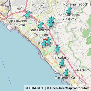 Mappa Viale delle Magnolie, 80055 Portici NA, Italia (2.09091)