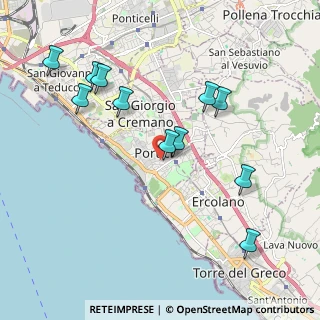Mappa Via delle Magnolie, 80055 Portici NA, Italia (2.22909)