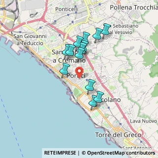 Mappa Viale Michelangelo, 80055 Portici NA, Italia (1.58538)