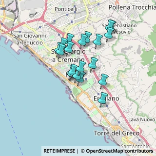 Mappa Viale delle Magnolie, 80055 Portici NA, Italia (1.495)