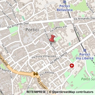 Mappa Viale Leonardo da Vinci, 75, 80055 Portici, Napoli (Campania)