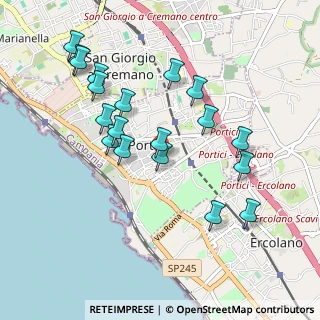 Mappa Viale Galileo Galilei, 80055 Portici NA, Italia (1.04316)
