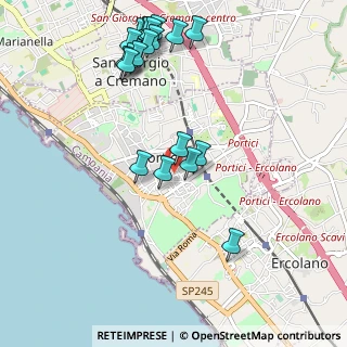 Mappa Viale delle Magnolie, 80055 Portici NA, Italia (1.2385)