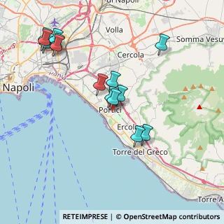Mappa Via delle Magnolie, 80055 Portici NA, Italia (4.34429)