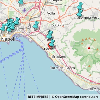 Mappa Viale delle Magnolie, 80055 Portici NA, Italia (6.67786)