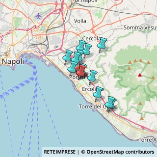 Mappa Via delle Magnolie, 80055 Portici NA, Italia (2.22786)