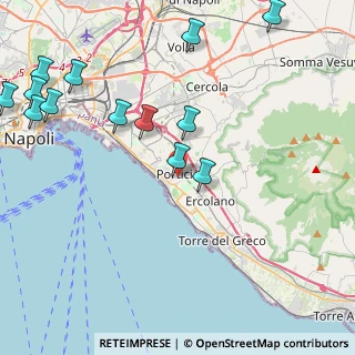 Mappa Viale delle Magnolie, 80055 Portici NA, Italia (5.76769)