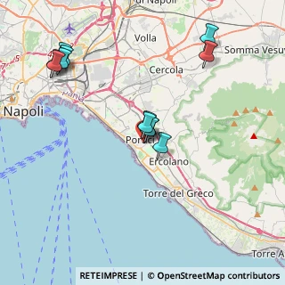 Mappa Via delle Magnolie, 80055 Portici NA, Italia (4.26833)