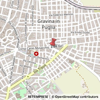 Mappa Via Guardialto, 8, 70024 Gravina in Puglia, Bari (Puglia)