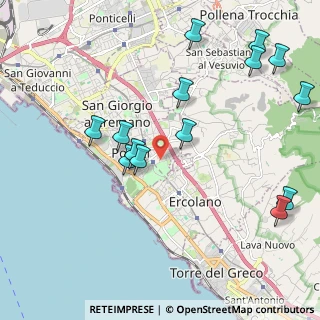Mappa Via della Salute, 80055 Portici NA, Italia (2.51786)