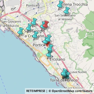 Mappa Via della Salute, 80055 Portici NA, Italia (2.36118)
