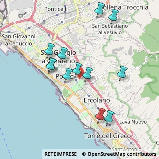 Mappa Via della Salute, 80055 Portici NA, Italia (2.04833)