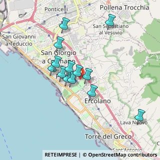 Mappa Via della Salute, 80055 Portici NA, Italia (1.64385)