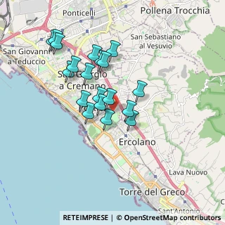 Mappa Via della Salute, 80055 Portici NA, Italia (1.67842)