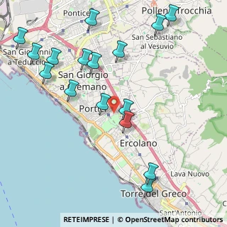 Mappa Via della Salute, 80055 Portici NA, Italia (2.67625)
