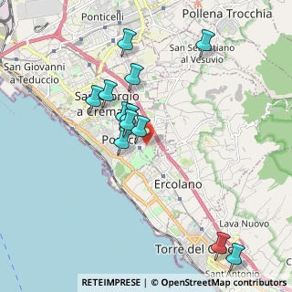 Mappa Via della Salute, 80055 Portici NA, Italia (2.04917)