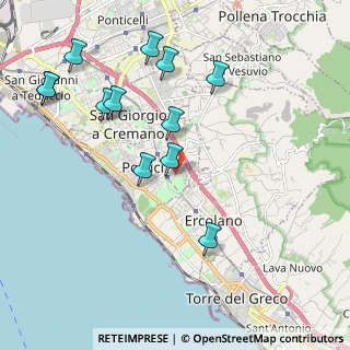 Mappa Via della Salute, 80055 Portici NA, Italia (2.38917)