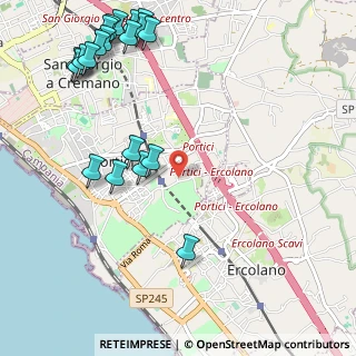 Mappa Via della Salute, 80055 Portici NA, Italia (1.5265)