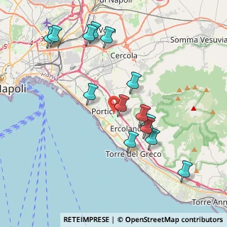 Mappa Via della Salute, 80055 Portici NA, Italia (4.36071)