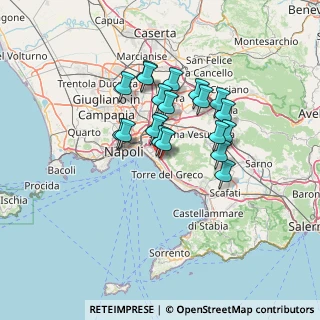 Mappa Via della Salute, 80055 Portici NA, Italia (11.1455)