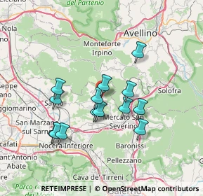 Mappa Via Pasquale Donnarumma, 84082 Bracigliano SA, Italia (6.62714)