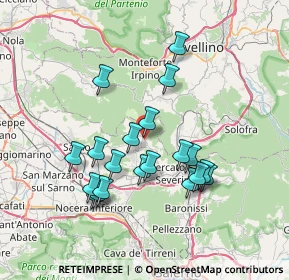 Mappa Via Pasquale Donnarumma, 84082 Bracigliano SA, Italia (7.195)