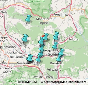 Mappa Via Pasquale Donnarumma, 84082 Bracigliano SA, Italia (6.73944)
