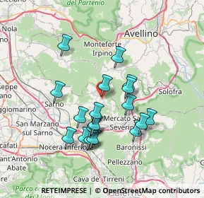 Mappa Via Pasquale Donnarumma, 84082 Bracigliano SA, Italia (6.8625)