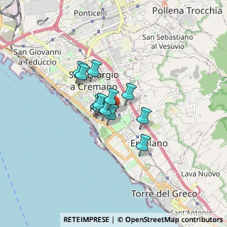 Mappa Via Libertà, 80055 Portici NA, Italia (1.0725)