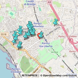 Mappa Via Libertà, 80055 Portici NA, Italia (0.4615)