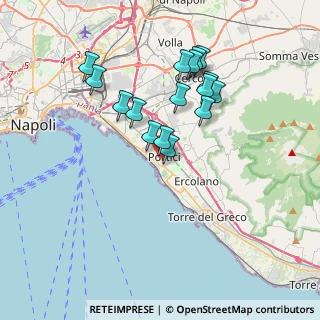 Mappa Secondo Viale Melina, 80055 Portici NA, Italia (3.51688)