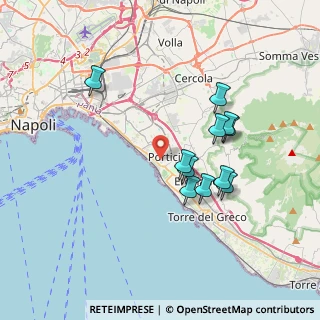 Mappa Secondo Viale Melina, 80055 Portici NA, Italia (3.51273)