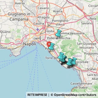 Mappa Secondo Viale Melina, 80055 Portici NA, Italia (7.7075)