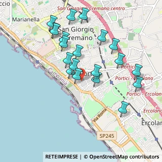 Mappa Secondo Viale Melina, 80055 Portici NA, Italia (1.039)