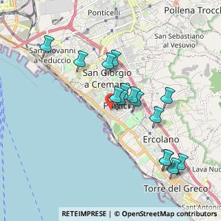 Mappa Secondo Viale Melina, 80055 Portici NA, Italia (1.998)