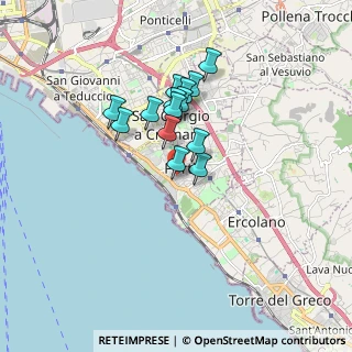 Mappa Secondo Viale Melina, 80055 Portici NA, Italia (1.38071)