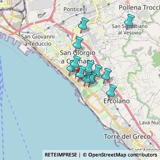 Mappa Secondo Viale Melina, 80055 Portici NA, Italia (1.285)