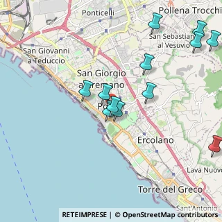Mappa Via Benvenuto Cellini, 80055 Portici NA, Italia (2.345)
