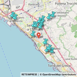 Mappa Via Benvenuto Cellini, 80055 Portici NA, Italia (1.9225)
